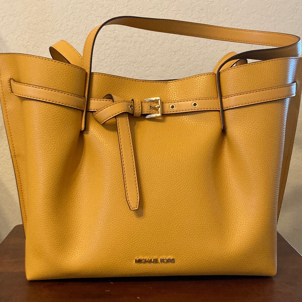 Michael Kors Emilia Goldenrod Tote Bag